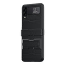 For Samsung Galaxy Z Flip4 Carapace All-round Shockproof Phone Case with Hinges(Black)