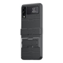 For Samsung Galaxy Z Flip4 Carapace All-round Shockproof Phone Case with Hinges(Grey)