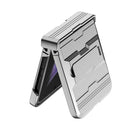 For Samsung Galaxy Z Flip4 Carapace All-round Shockproof Phone Case with Hinges(Black)