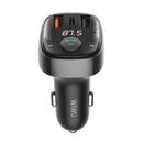 WIWU PC600 Bluetooth 5.0 Wireless Transmitter Car Charger(Black)