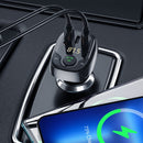 WIWU PC600 Bluetooth 5.0 Wireless Transmitter Car Charger(Black)