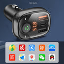 WIWU PC600 Bluetooth 5.0 Wireless Transmitter Car Charger(Black)