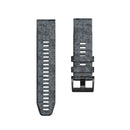 For Garmin Fenix 7 Camouflage Silicone Watch Band(Digital)