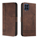 For Samsung Galaxy M33 Retro Skin Feel Horizontal Flip Leather Phone Case(Coffee)