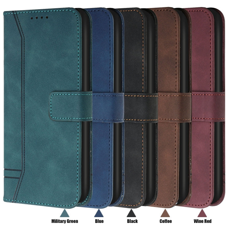 For Samsung Galaxy M33 Retro Skin Feel Horizontal Flip Leather Phone Case(Coffee)
