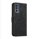 For Motorola Moto G62 5G Retro Skin Feel Horizontal Flip Leather Phone Case(Black)