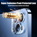 For iPhone 14 Pro / 14 Pro Max 50pcs Tempered Glass Back Camera Film