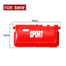 Car Gear ESP Anti-skid Button for BMW 1-Series F20/F21 2012-2018,Left and Right Drive(Red)