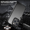 For iPhone 14 Plus Shadow Series Frosted Airbag Shockproof Phone Case (Green)