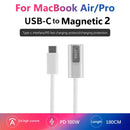 100W 5 Pin MagSafe 2 (T-shaped) to USB-C / Type-C PD Charging Cable, Cable Length: 1.8m