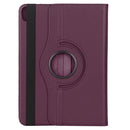For iPad Pro 12.9 2022 / 2021 / 2020 Litchi Texture Horizontal Flip 360 Degrees Rotation Leather Tablet Case with Holder(Purple)