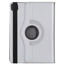 For iPad Pro 12.9 2022 / 2021 / 2020 Litchi Texture Horizontal Flip 360 Degrees Rotation Leather Tablet Case with Holder(Silver)