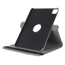 For iPad Pro 12.9 2022 / 2021 / 2020 Litchi Texture Horizontal Flip 360 Degrees Rotation Leather Tablet Case with Holder(Silver)