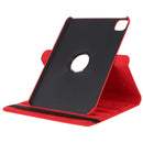 For iPad Pro 12.9 2022 / 2021 / 2020 Litchi Texture Horizontal Flip 360 Degrees Rotation Leather Tablet Case with Holder(Red)
