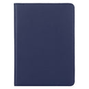For iPad Pro 12.9 2022 / 2021 / 2020 Litchi Texture Horizontal Flip 360 Degrees Rotation Leather Tablet Case with Holder(Blue)