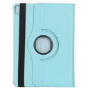 For iPad Pro 12.9 2022 / 2021 / 2020 Litchi Texture Horizontal Flip 360 Degrees Rotation Leather Tablet Case with Holder(Light Blue)