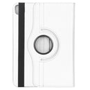 For iPad Pro 12.9 2022 / 2021 / 2020 Litchi Texture Horizontal Flip 360 Degrees Rotation Leather Tablet Case with Holder(White)