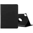 For iPad Pro 11 (2021) / (2020) / iPad Air 2020 10.9 Litchi Texture Horizontal Flip 360 Degrees Rotation Leather Tablet Case with Holder(Black)