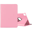 For iPad Pro 11 (2021) / (2020) / iPad Air 2020 10.9 Litchi Texture Horizontal Flip 360 Degrees Rotation Leather Tablet Case with Holder(Pink)