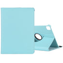 For iPad Pro 11 (2021) / (2020) / iPad Air 2020 10.9 Litchi Texture Horizontal Flip 360 Degrees Rotation Leather Tablet Case with Holder(Light Blue)