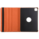 For iPad Pro 11 (2021) / (2020) / iPad Air 2020 10.9 Litchi Texture Horizontal Flip 360 Degrees Rotation Leather Tablet Case with Holder(Orange)