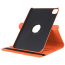 For iPad Pro 11 (2021) / (2020) / iPad Air 2020 10.9 Litchi Texture Horizontal Flip 360 Degrees Rotation Leather Tablet Case with Holder(Orange)