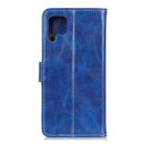 For Huawei P40 Lite / Nova 6 SE Vintage Crazy Horse Pattern PU + Left and Right Open with Photo Frame & Bracket & Positive and Negative Buckle(Blue)