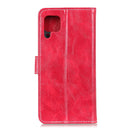 For Huawei P40 Lite / Nova 6 SE Vintage Crazy Horse Pattern PU + Left and Right Open with Photo Frame & Bracket & Positive and Negative Buckle(Red)