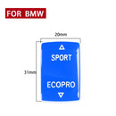Car Gear Mode Switch Button for BMW 1-Series F20 2012-2018,Left and Right Drive(Blue)