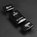Car Gear Button Set for BMW 1 Series F20 2012-2018,Left and Right Drive(Black)