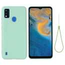 For ZTE Blade A51 2021 Pure Color Liquid Silicone Shockproof Full Coverage Phone Case(Green)
