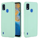 For ZTE Blade A51 2021 Pure Color Liquid Silicone Shockproof Full Coverage Phone Case(Green)