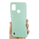 For ZTE Blade A51 2021 Pure Color Liquid Silicone Shockproof Full Coverage Phone Case(Green)