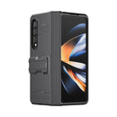 For Samsung Galaxy Z Fold4 King Kong All-round Anti-fall Phone Case with Holder(Grey)