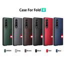 For Samsung Galaxy Z Fold4 5G GKK Litchi Texture Card Slot Phone Case(Green)