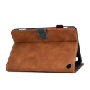 For Amazon Kindle Fire 7 2022 Cowhide Texture Smart Leather Tablet Case(Brown)