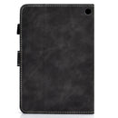 For Amazon Kindle Fire 7 2022 Cowhide Texture Smart Leather Tablet Case(Grey)