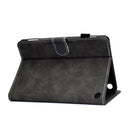 For Amazon Kindle Fire 7 2022 Cowhide Texture Smart Leather Tablet Case(Grey)
