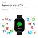 ROGBID KING 1.75 inch Screen 4G LTE Smart Watch Android 9.1OS 4GB+128GB(Black)