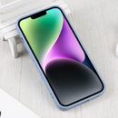 For iPhone 14 Liquid Silicone Magsafe Phone Case (Gray Blue)