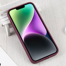 For iPhone 14 Liquid Silicone Magsafe Phone Case (Wine Red)