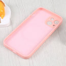 For iPhone 14 Plus Liquid Silicone Magsafe Phone Case (Pink)