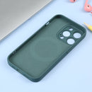 Liquid Silicone Magsafe Phone Case For iPhone 14 Pro(Dark Green)