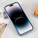 For iPhone 14 Pro Liquid Silicone Magsafe Phone Case (Gray Blue)