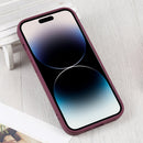 For iPhone 14 Pro Liquid Silicone Magsafe Phone Case (Wine Red)