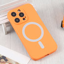 For iPhone 14 Pro Liquid Silicone Magsafe Phone Case (Yellow)