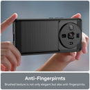 For Xiaomi 12S Ultra Brushed Texture Carbon Fiber TPU Case(Black)