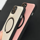 For iPhone 14 Litchi Texture Magsafe Magnetic Phone Case (Black)