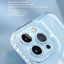 For iPhone 14 Pro Max Shinning Diamond Space Shockproof Phone Case (Blue)