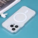 For iPhone 14 MagSafe Electroplating TPU Phone Case (Transparent)